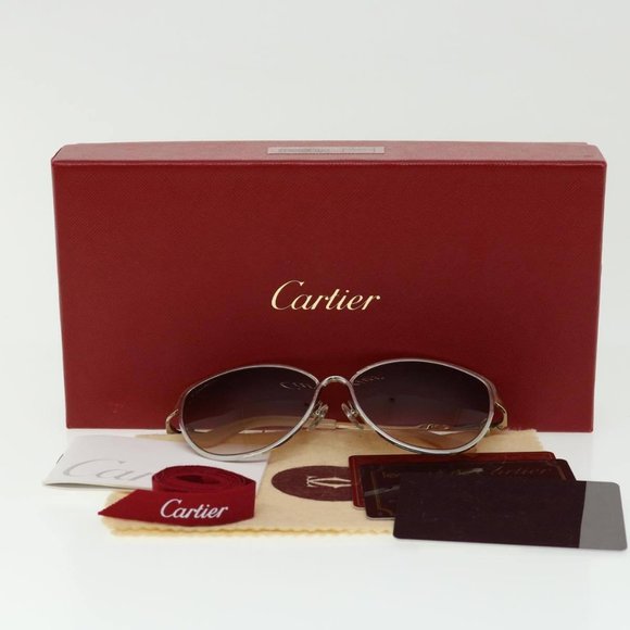 CARTIER Sunglasses Brown - Picture 5 of 9